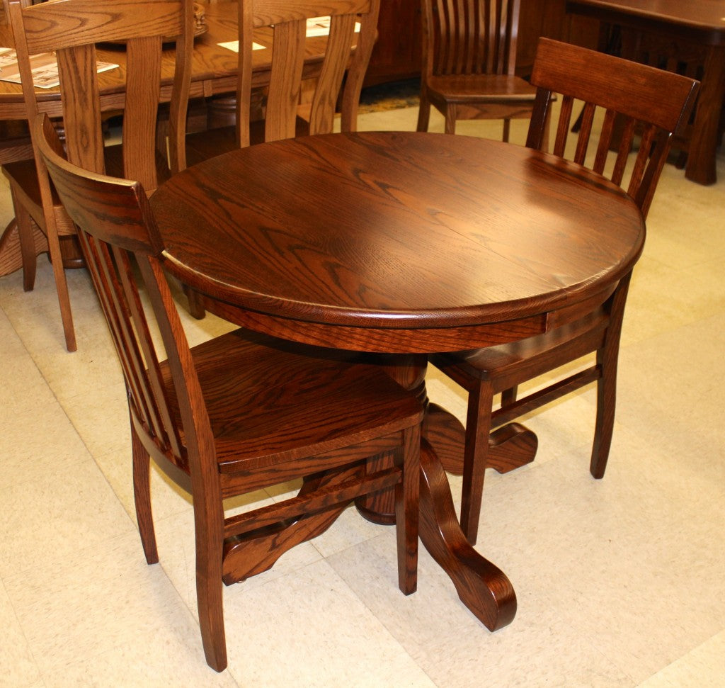 36" Round Single Pedestal Table