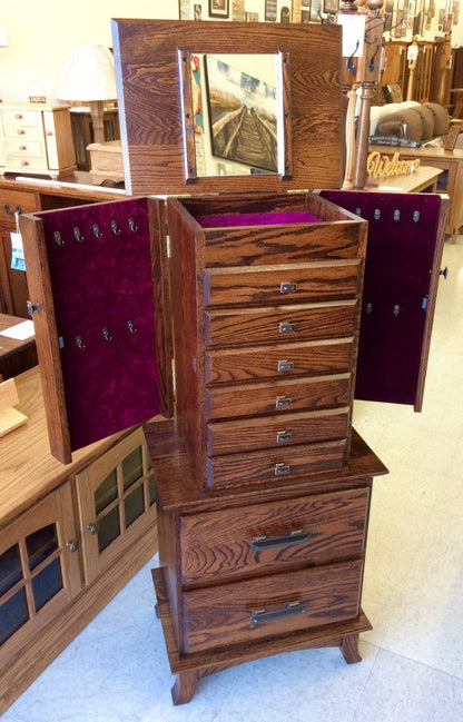 48″ Split Shaker Jewelry Armoire