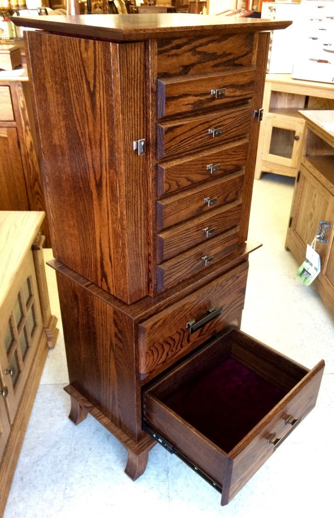 48″ Split Shaker Jewelry Armoire