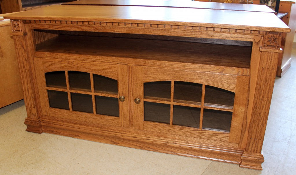 Deluxe 56″  TV Stand with Open VCR