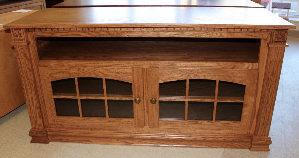 Deluxe 56″  TV Stand with Open VCR