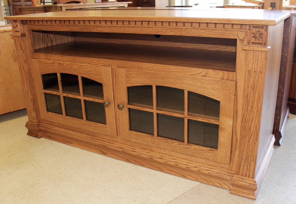 Deluxe 56″  TV Stand with Open VCR