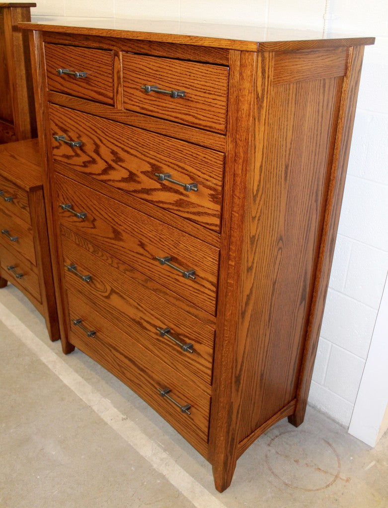 Modern Mission Chest of Drawers