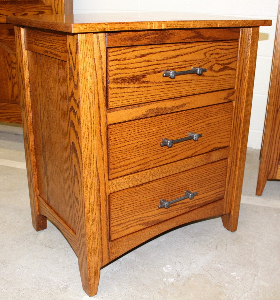 Modern Mission Night Stand with Jewelry Pullout