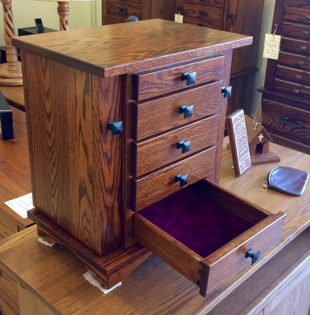 20″ Shaker Dresser Top Jewelry Armoire