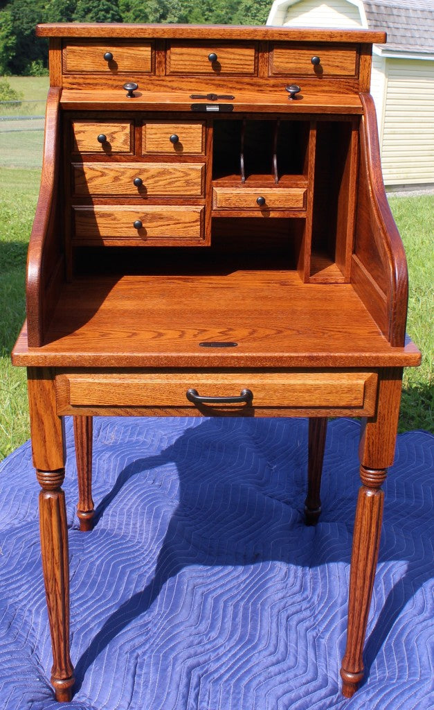 28″ Secretary Rolltop Desk