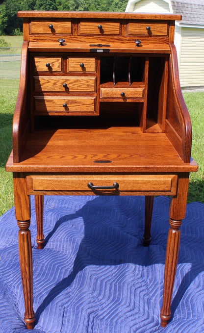 28″ Secretary Rolltop Desk