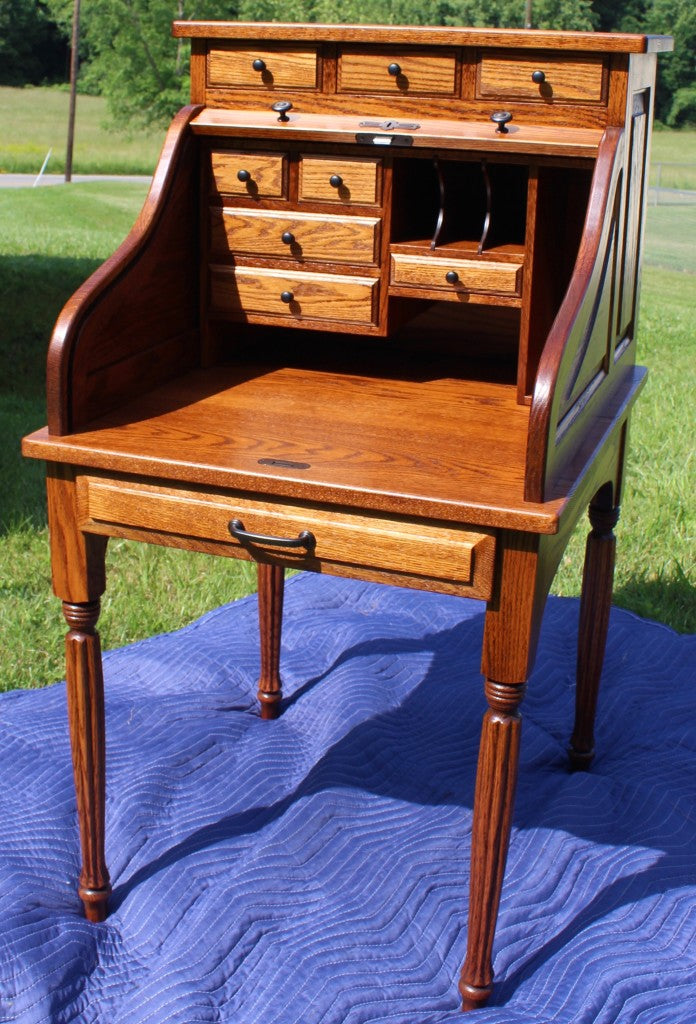 28″ Secretary Rolltop Desk