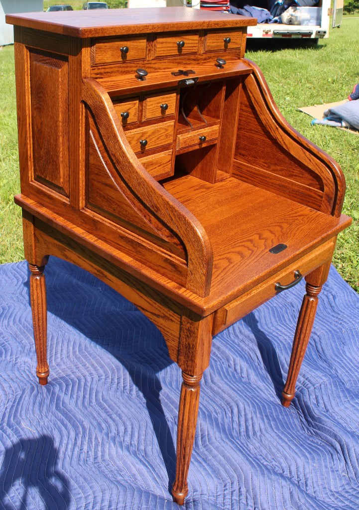 28″ Secretary Rolltop Desk