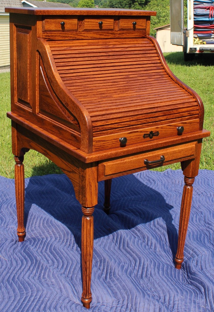 28″ Secretary Rolltop Desk