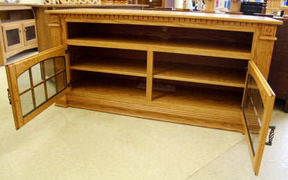 Deluxe 60″  TV Stand with Open VCR
