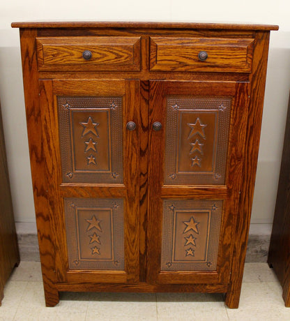 Pie Safe with Copper Tri-Star Panels