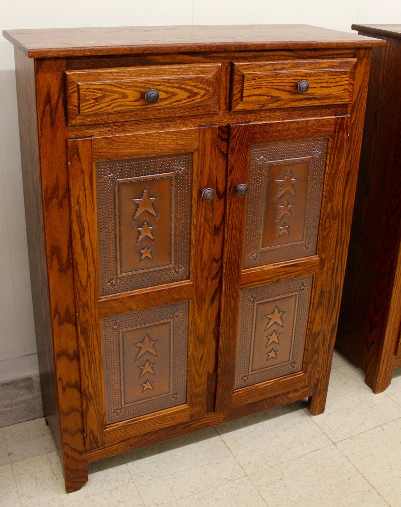 Pie Safe with Copper Tri-Star Panels