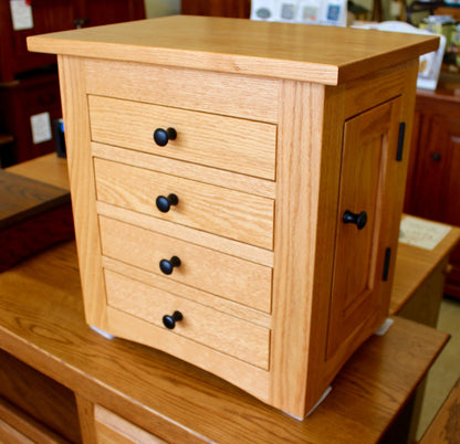 Flush Mission Dresser Top Jewelry Armoire
