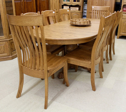 Double Pedestal Table with Claw Feet