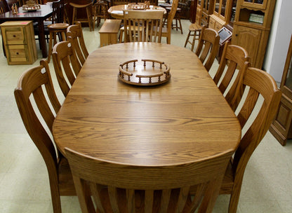 Double Pedestal Table with Claw Feet