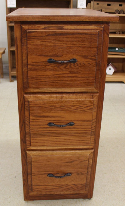 3 Drawer Raised Panel File Cabinet