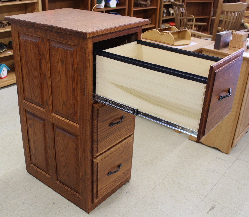 3 Drawer Raised Panel File Cabinet