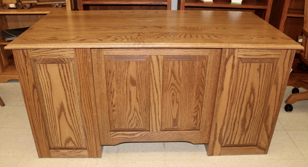 60″ Traditional Double Pedestal Executive Desk