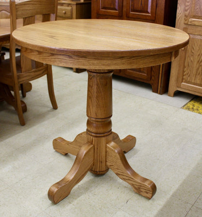 36" Round Single Pedestal Pub Table