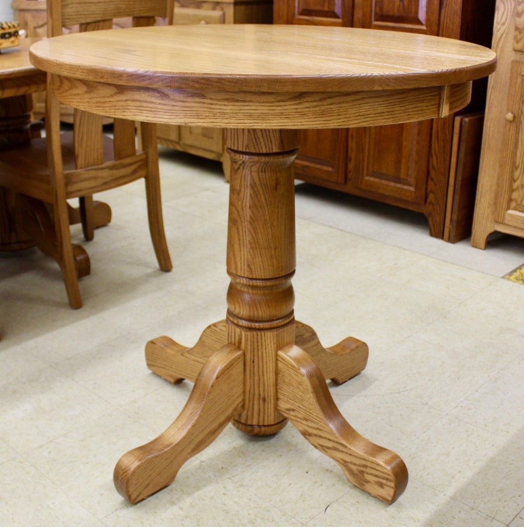 36" Round Single Pedestal Pub Table