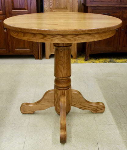 36" Round Single Pedestal Pub Table