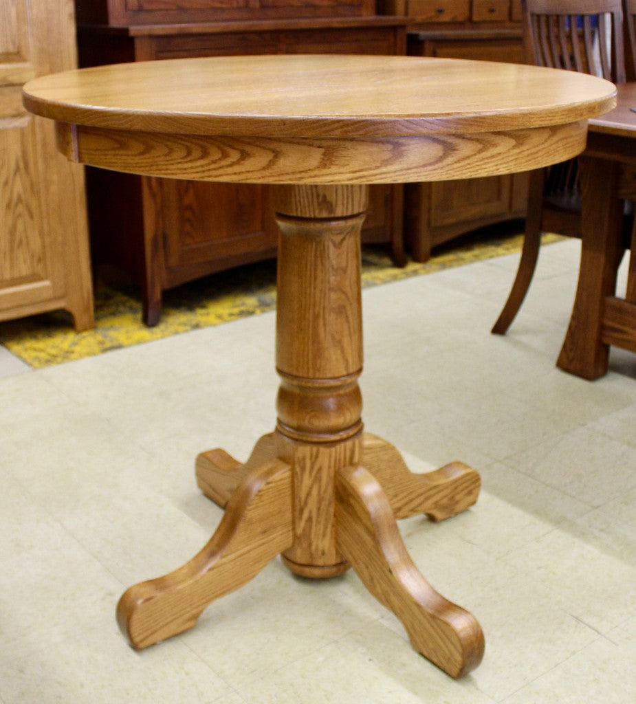 36" Round Single Pedestal Pub Table