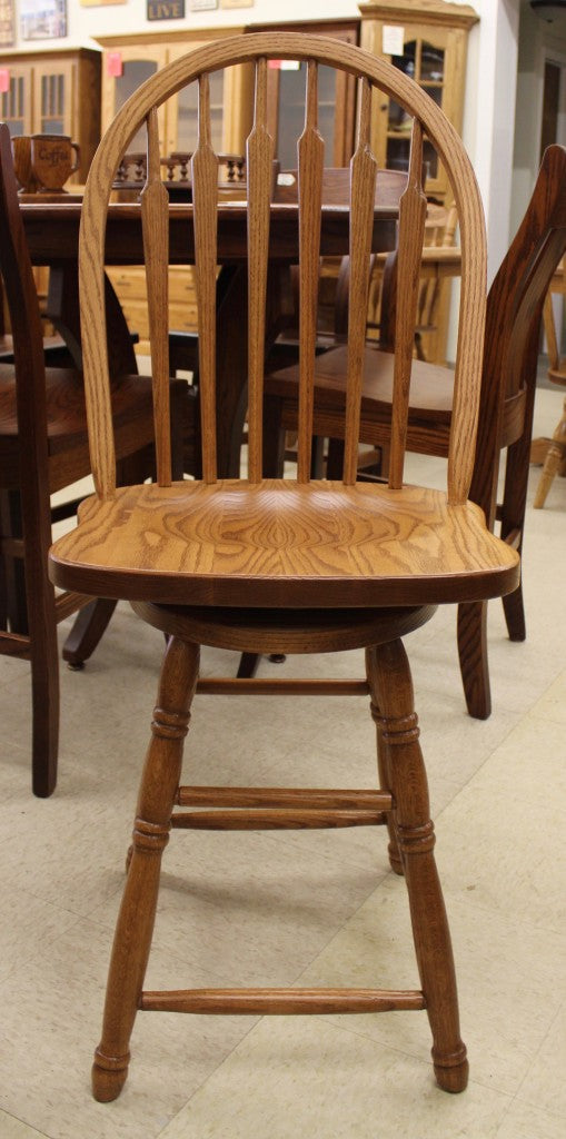 24″ Arrow Back Stool