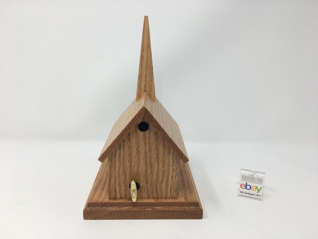 Wooden Church House Music Boxes