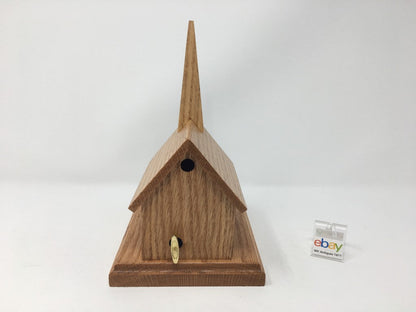 Wooden Church House Music Boxes