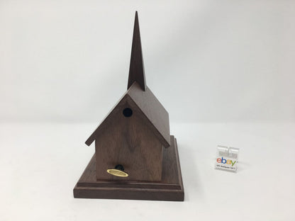 Wooden Church House Music Boxes