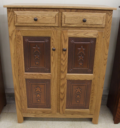Pie Safe with Copper Tri-Star Panels