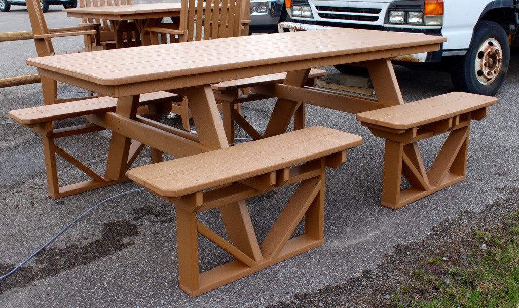 Poly 7′ Walk In Picnic Table