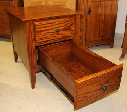Danville Two Drawer End Table