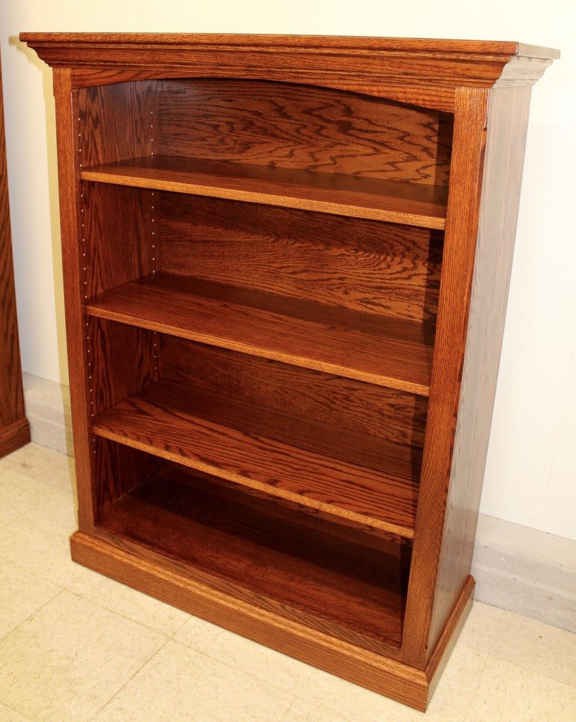 4′ Deluxe Traditional Bookcase [37 1/2″ Wide]