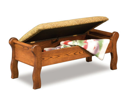 Sleigh Bed Seat