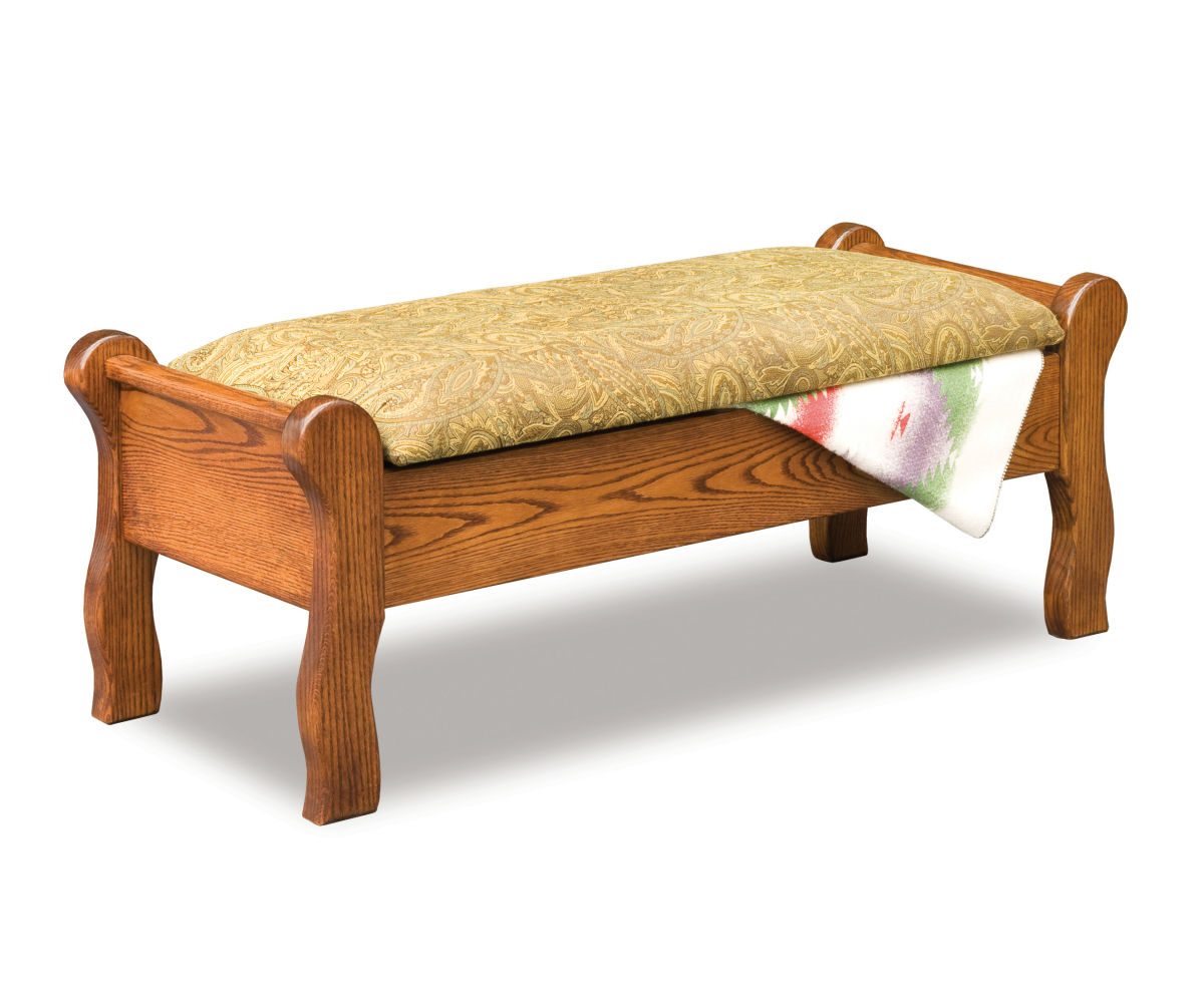 Sleigh Bed Seat