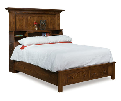 Empire Bookcase Headboard w/ Low Footboard
