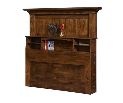 Empire Bookcase Headboard w/ Low Footboard