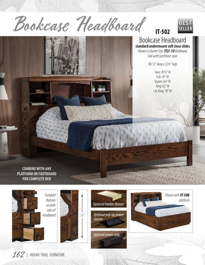 Bookcase Headboard (Tall)