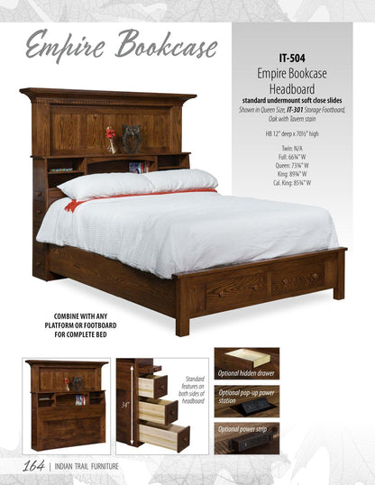 Empire Bookcase Headboard