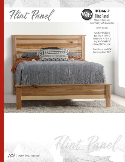 Flint Panel Bed
