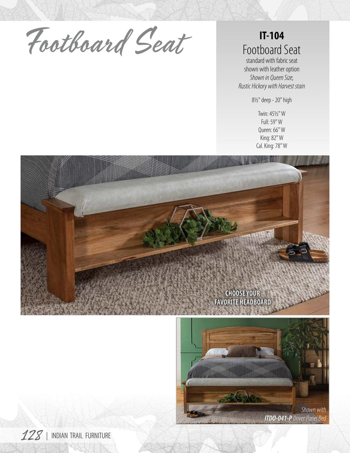 Footboard Seat