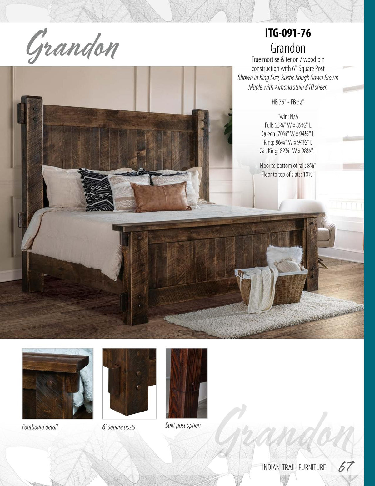 Grandon Bed (Tall)