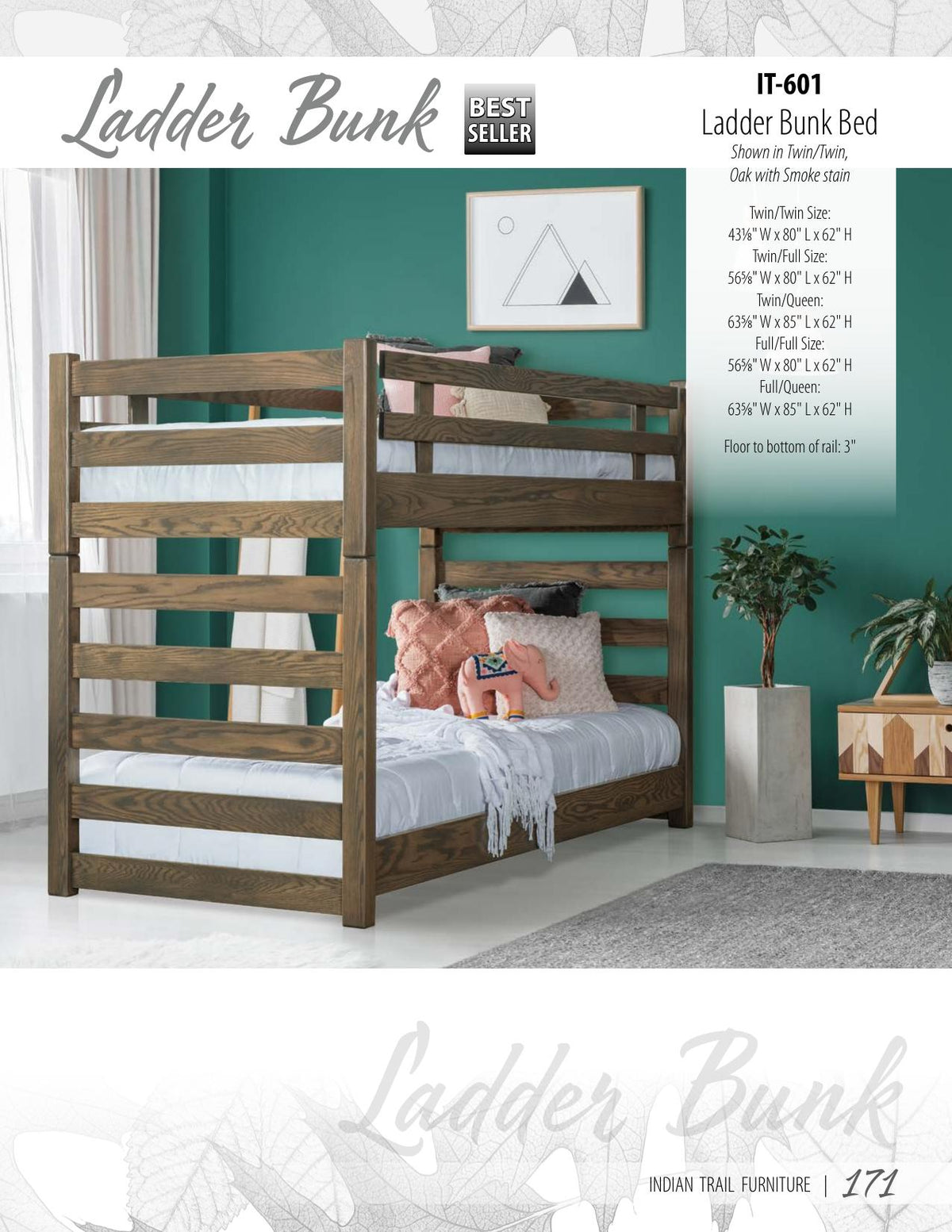 Ladder Bunk Bed
