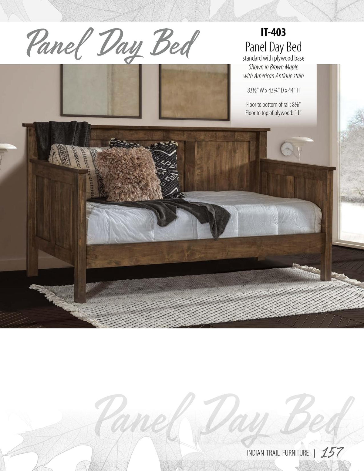 Panel Day Bed