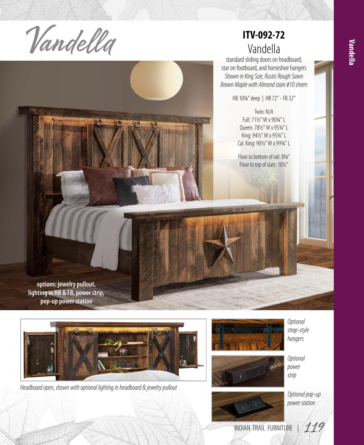 Vandella Bed (Tall)