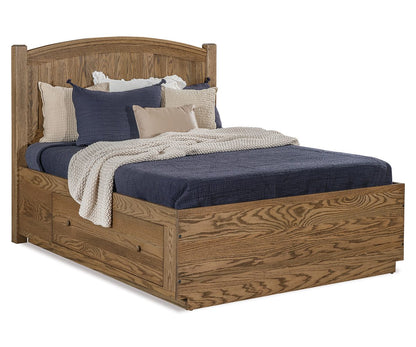 Platform Bed - 14" High, Overlay Drawers