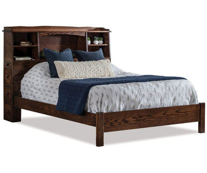 Bookcase Headboard (Tall) w/ Low Footboard