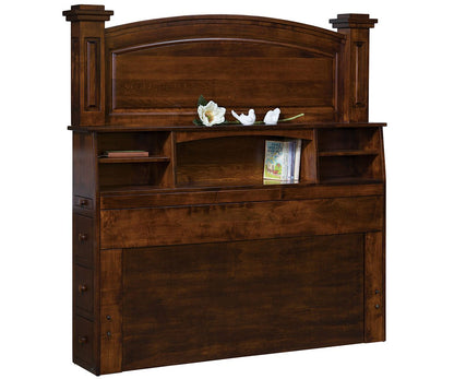 Lexington Bookcase Headboard w/ Low Footboard